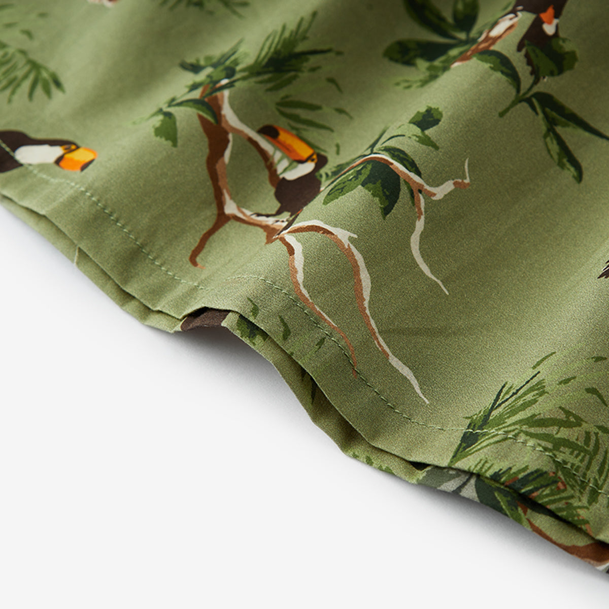 Toucan Butterfly Ruffle Dress