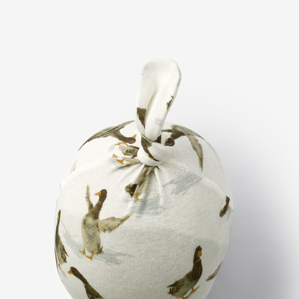 Duck Organic Cotton Knotted Beanie Hat