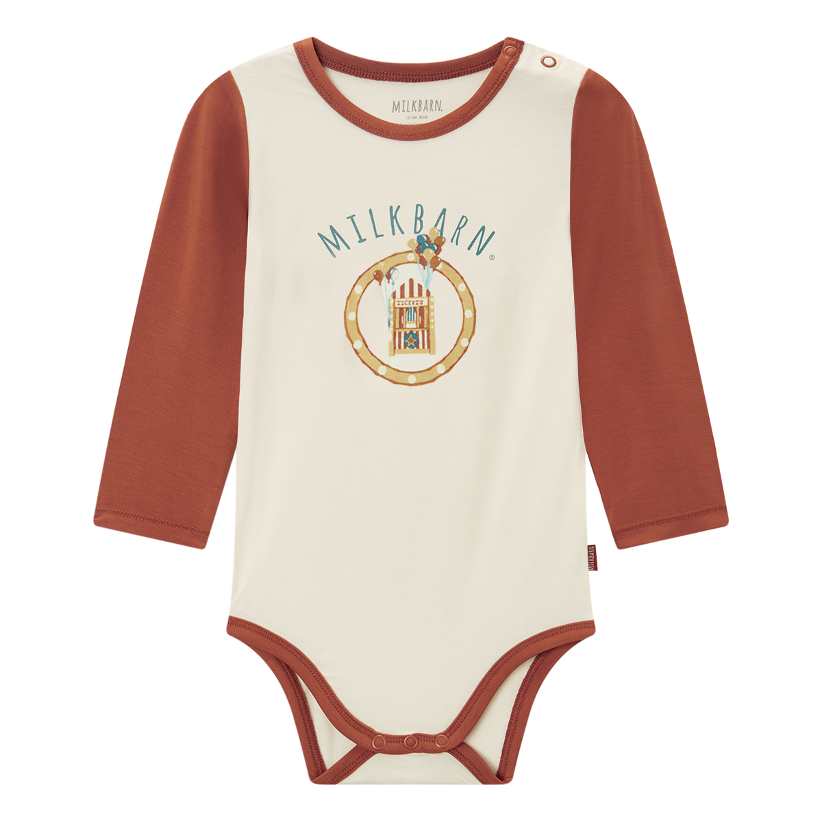 Milk Tea Bamboo Stretch LS Sport One Piece