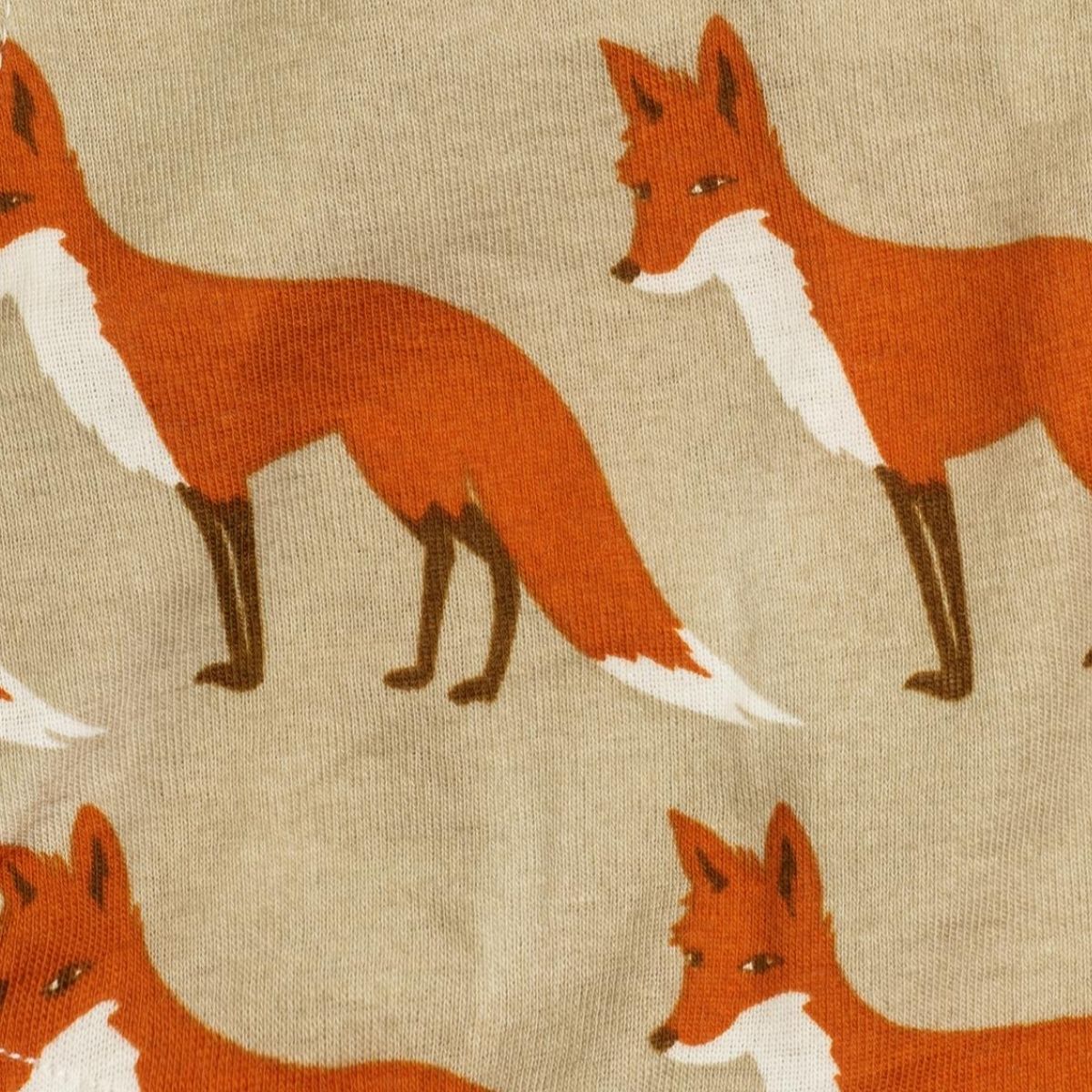 Orange Fox Pocket Bloomer Print Detail