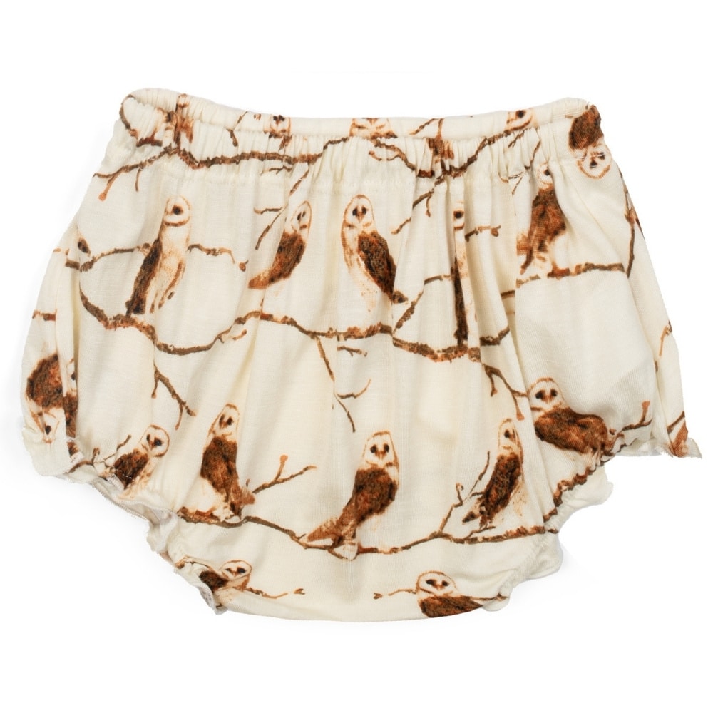 Owl Bamboo Bloomers by Milkbarn Kids
