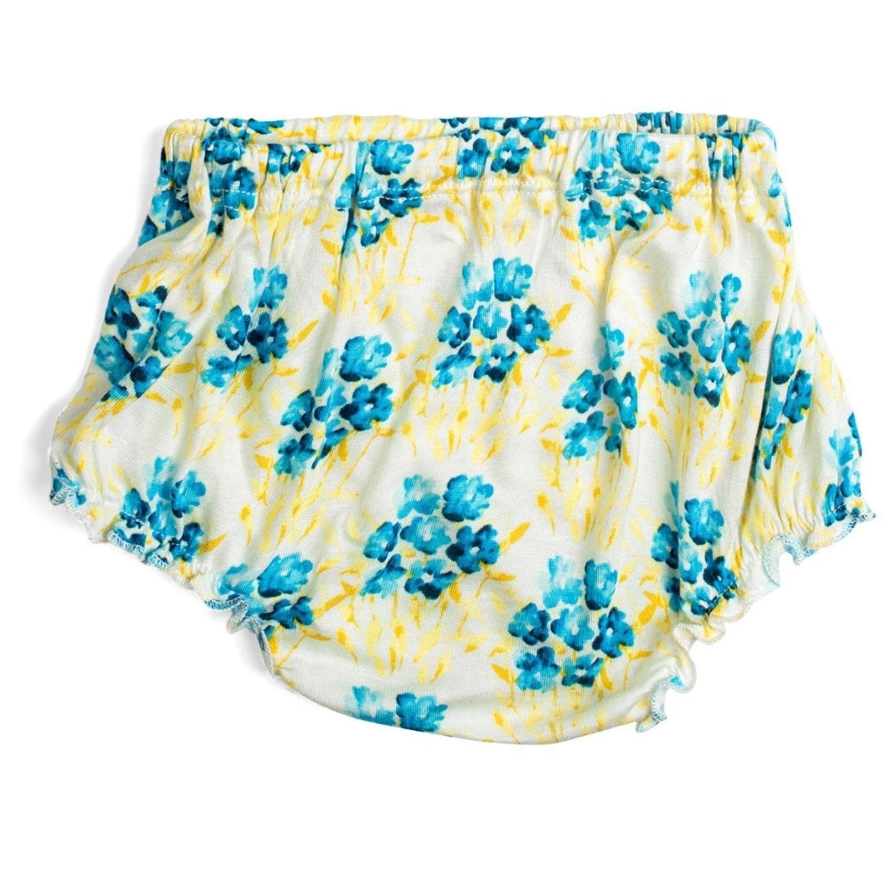 Sky Floral Bamboo Bloomer from Dress Set