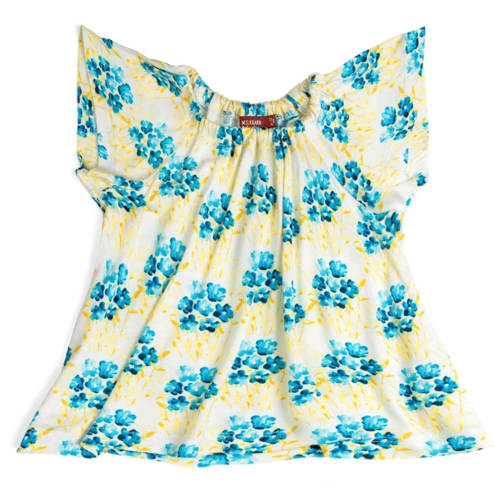 Sky Floral Bamboo Dress