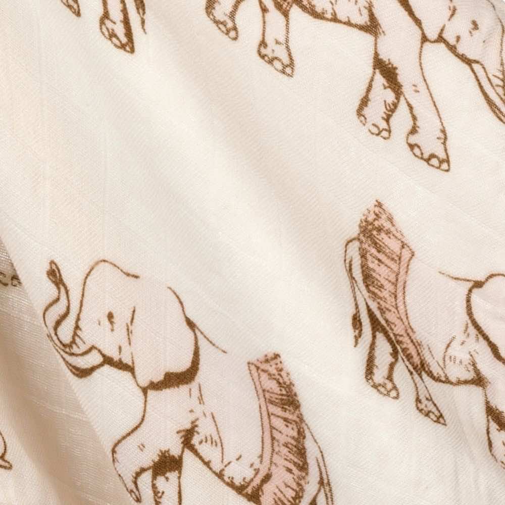 Tutu Elephant Mini Lovey Print by Milkbarn Kids