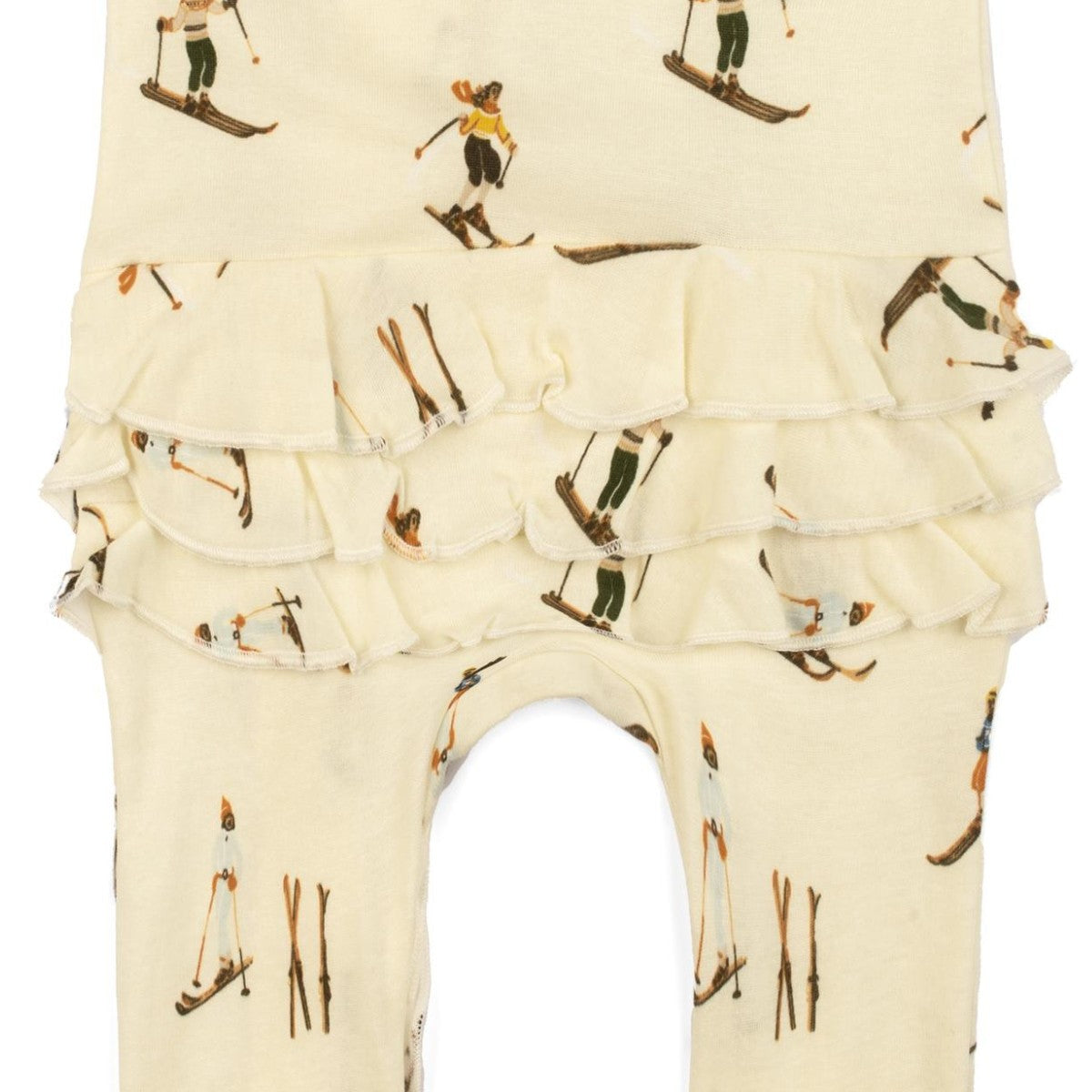 Vintage Natural Ski rear Ruffle Detail