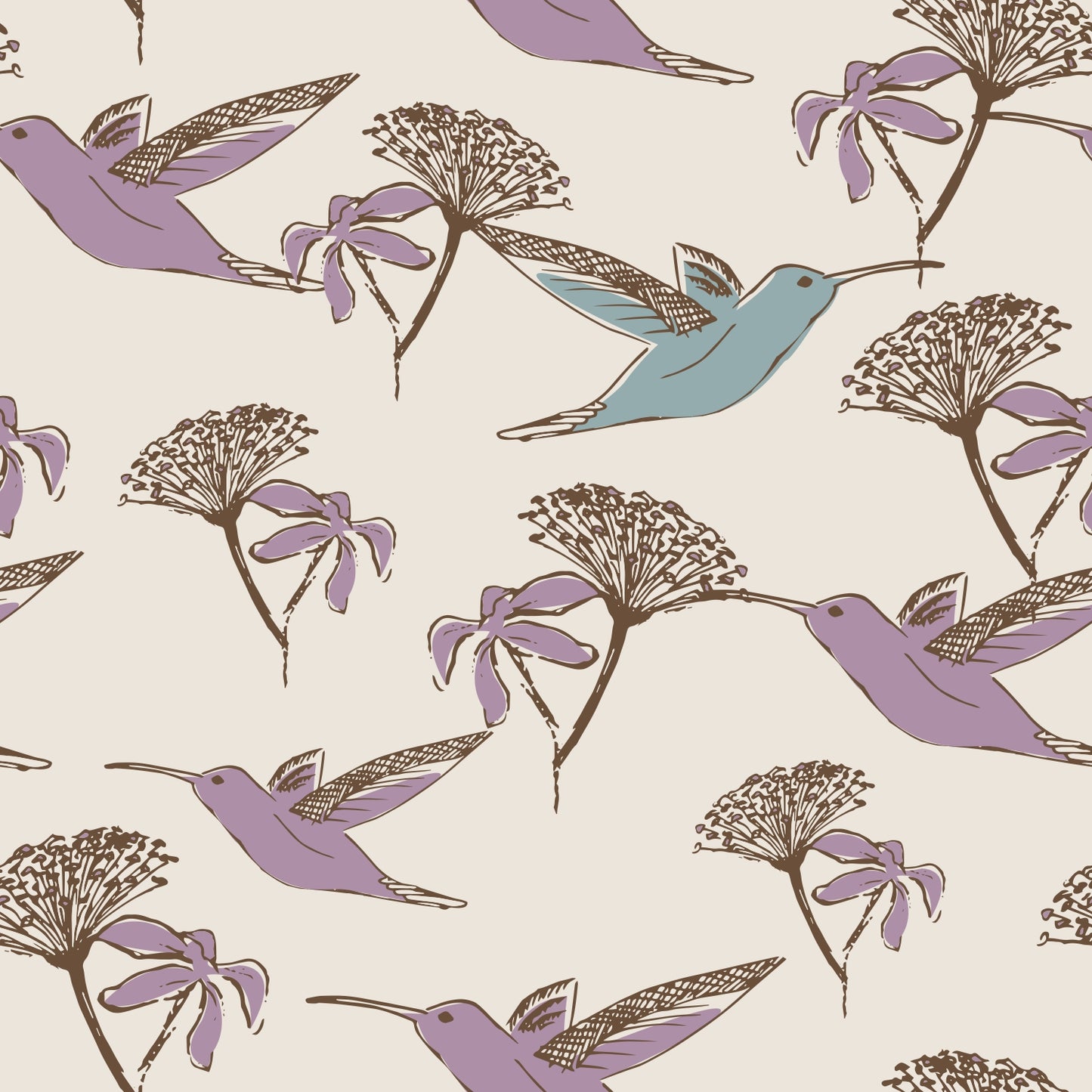 Hummingbird Organic Knotted Hat
