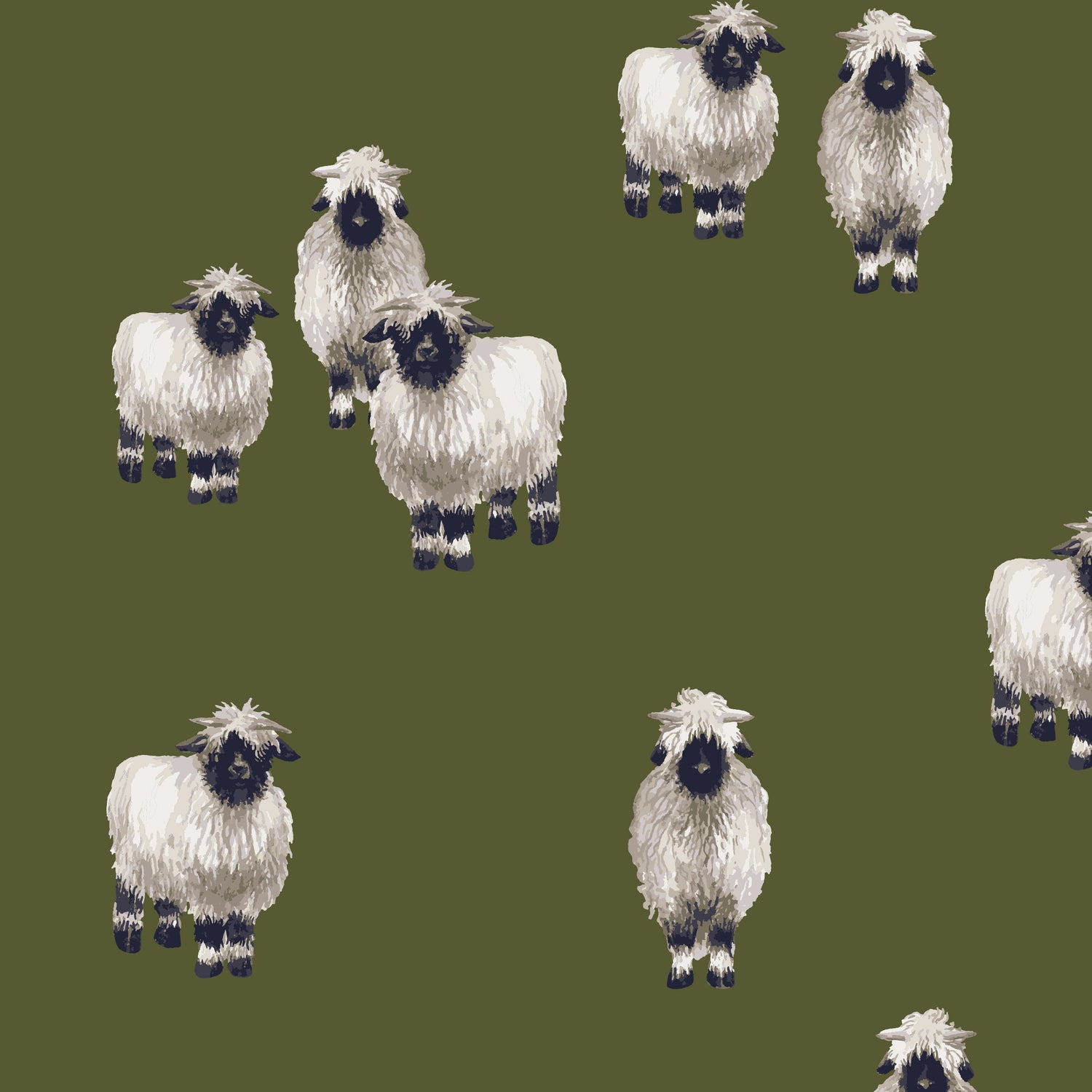 Valais Sheep Print
