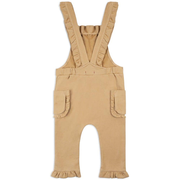 Rust Denim Ruffle Overall – MILKBARN