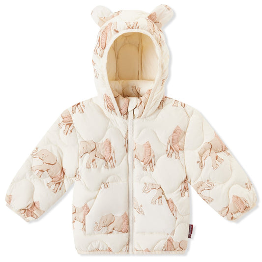 Tutu Elephant Lightweight Quilted Down Hooded Jacket