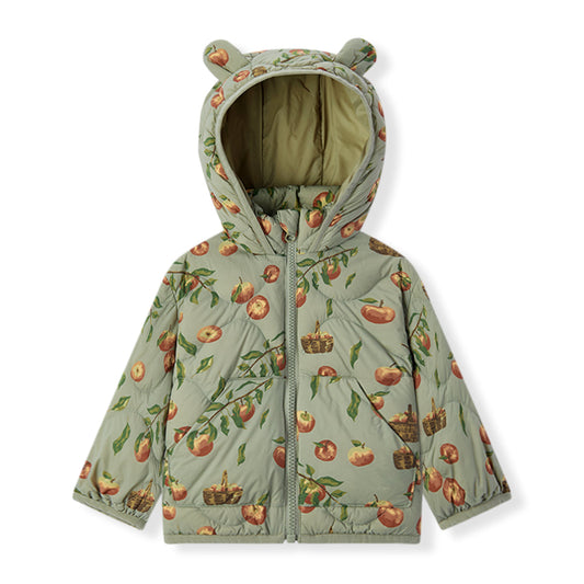 Apple Orchard Lightweight Down Hooded Jumpsuit