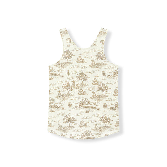 Country Toile Little Helper Apron