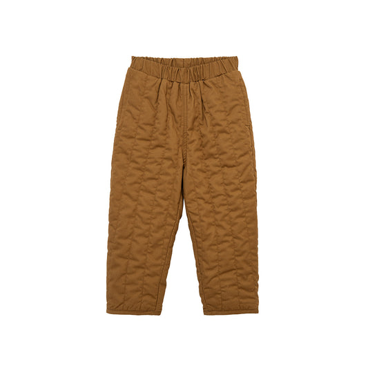 Golden Brown Quilted Pants