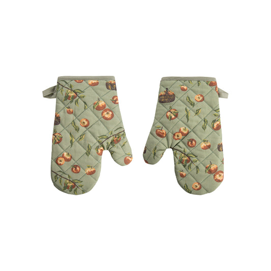 Apple Orchard Oven Mitt Set