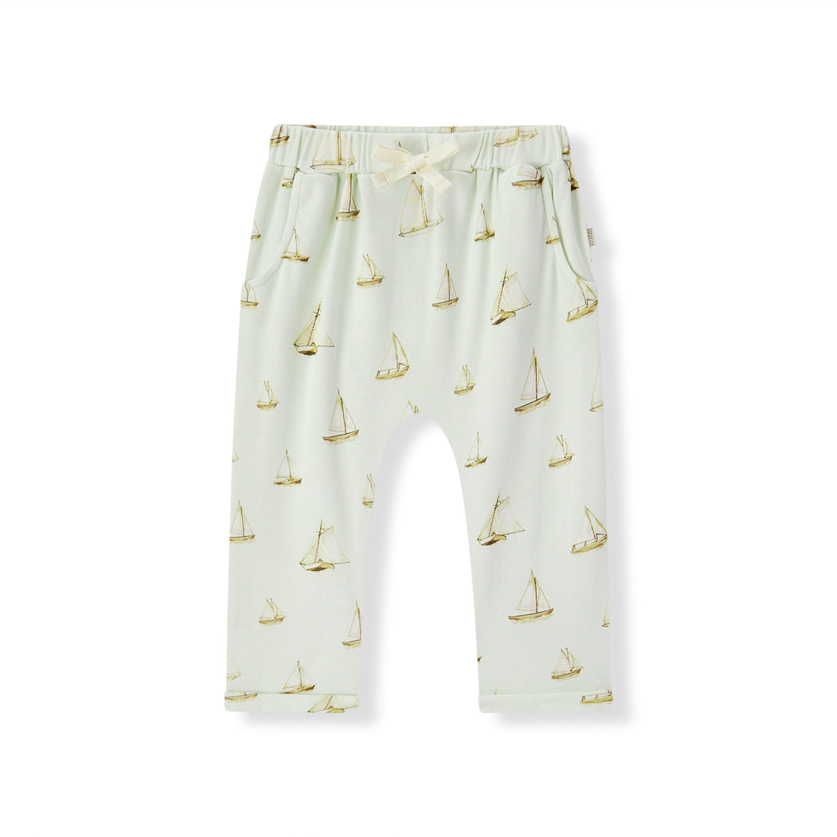 sailboat melody organic cotton jogger pants