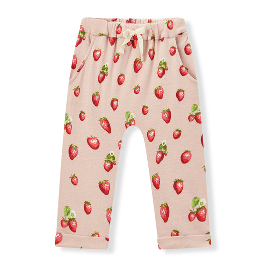 Strawberry Organic Cotton Jogger Pants