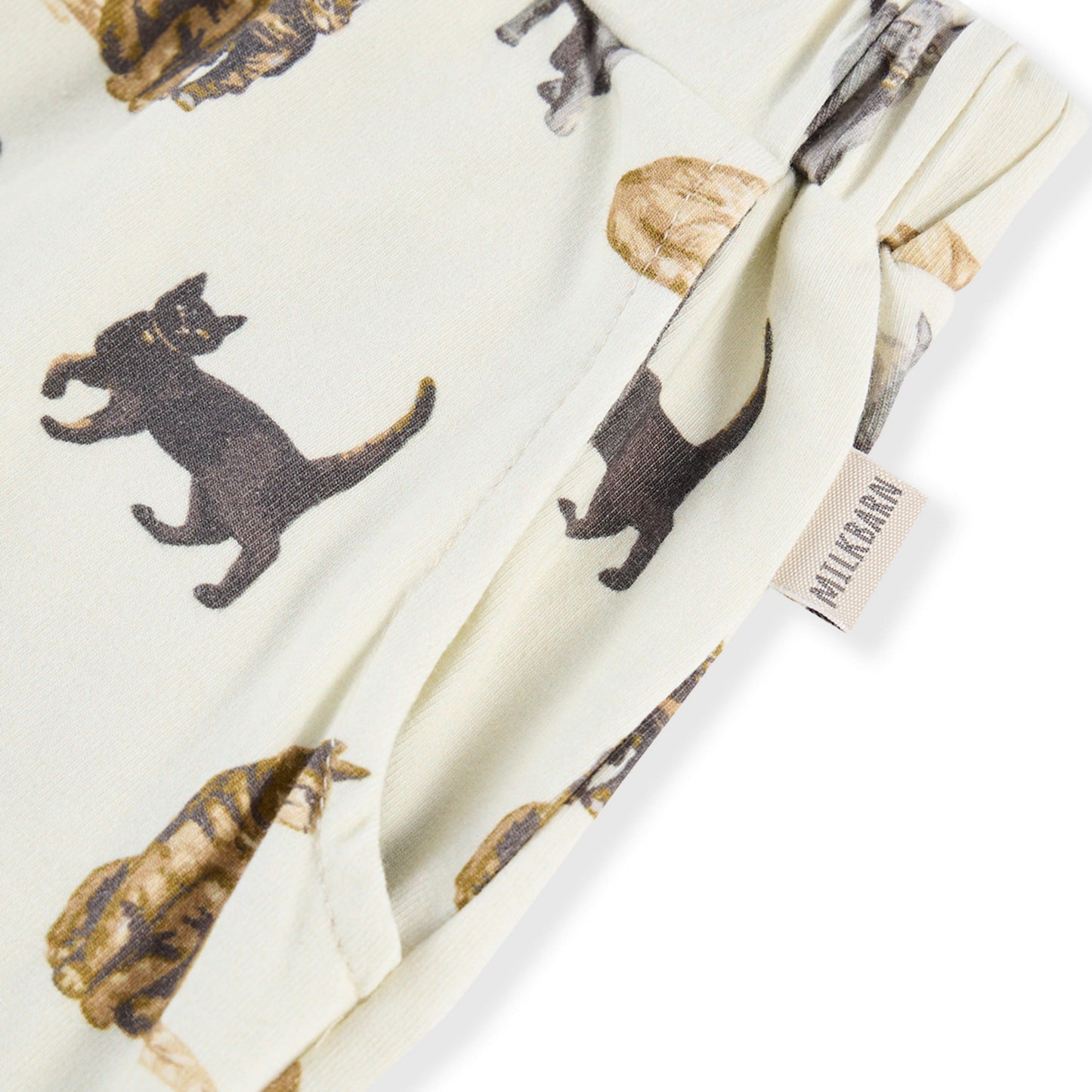 Cat Cotton Stretch Jogger Pants