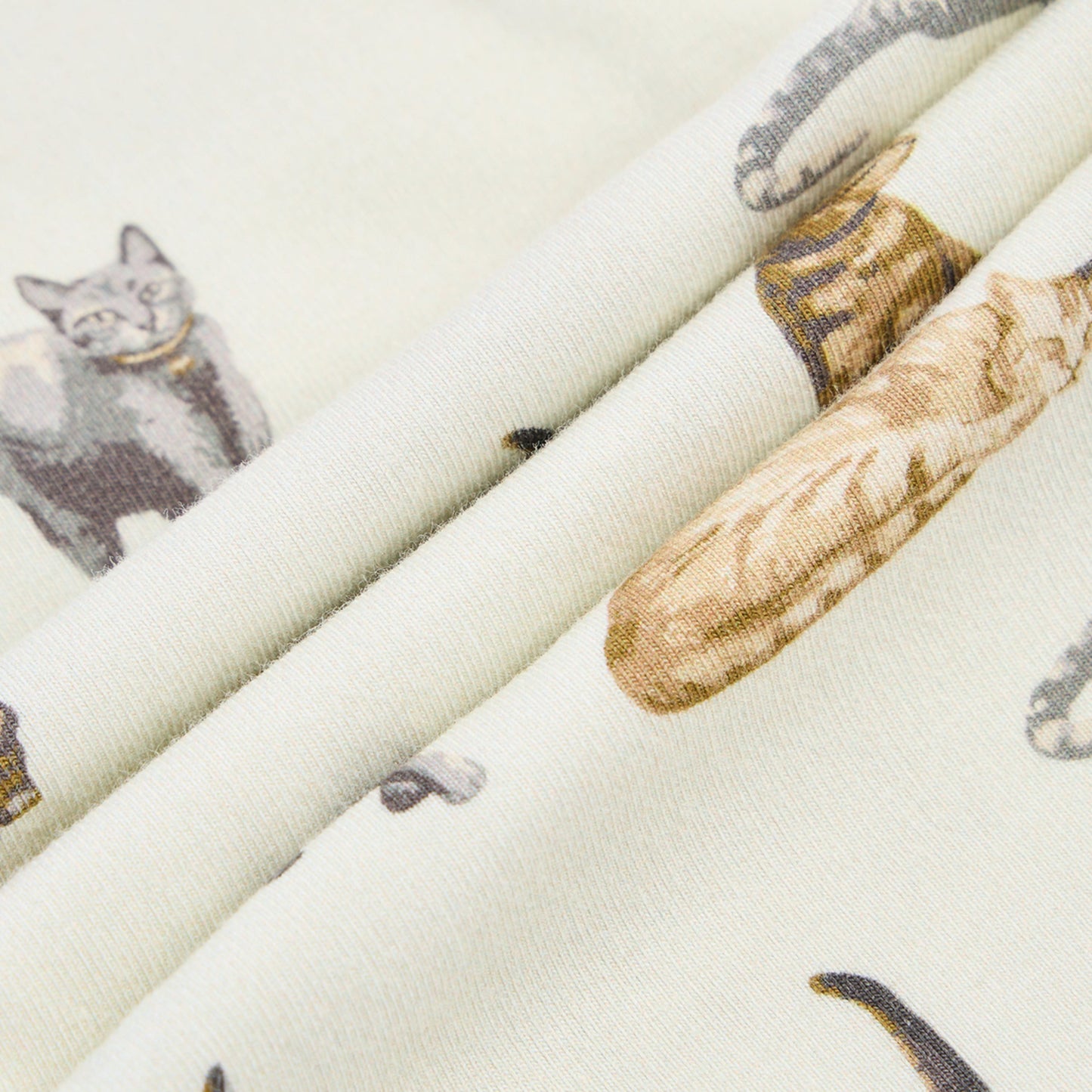 Cat Cotton Stretch Jogger Pants