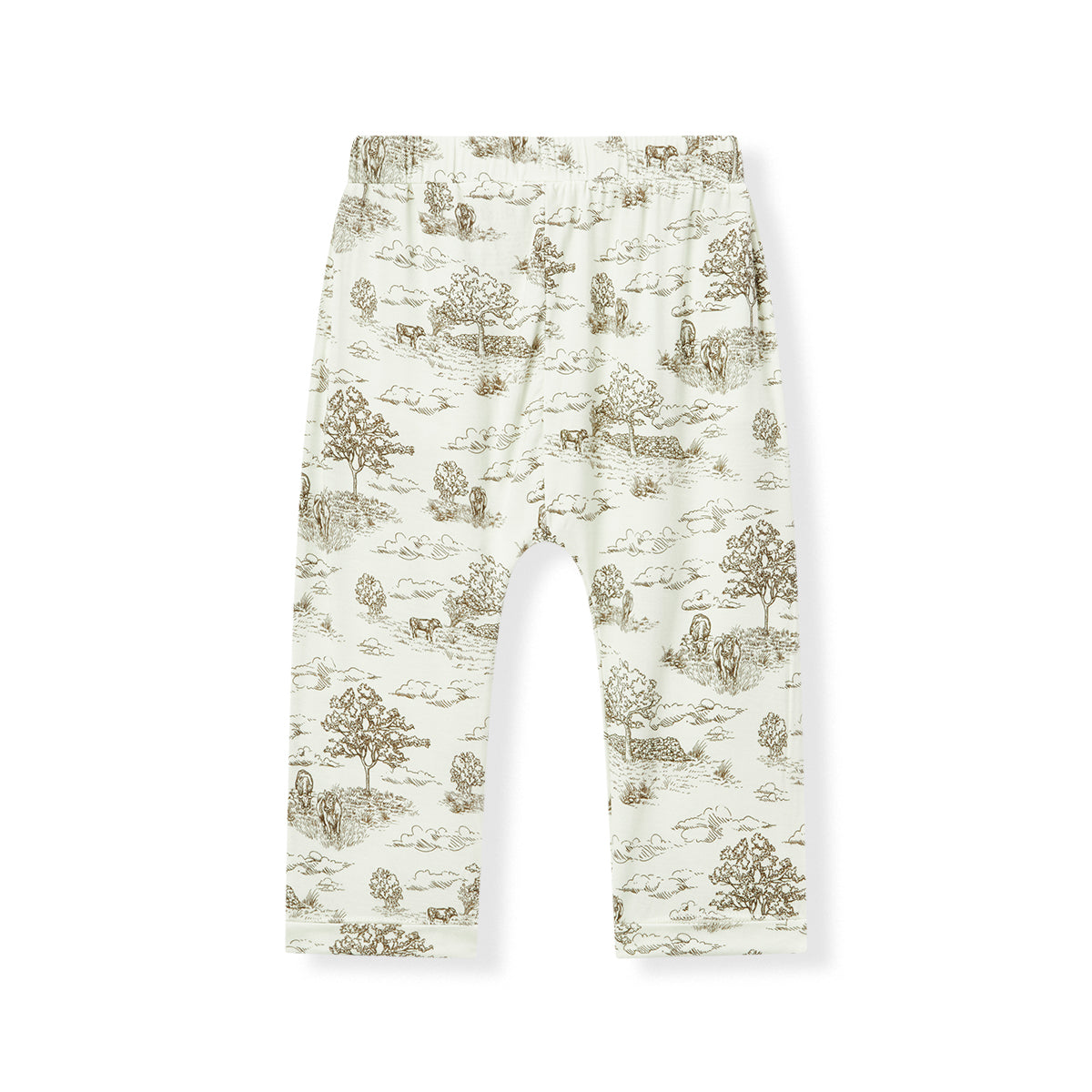 Country Toile Luxe Stretch Jogger Pants