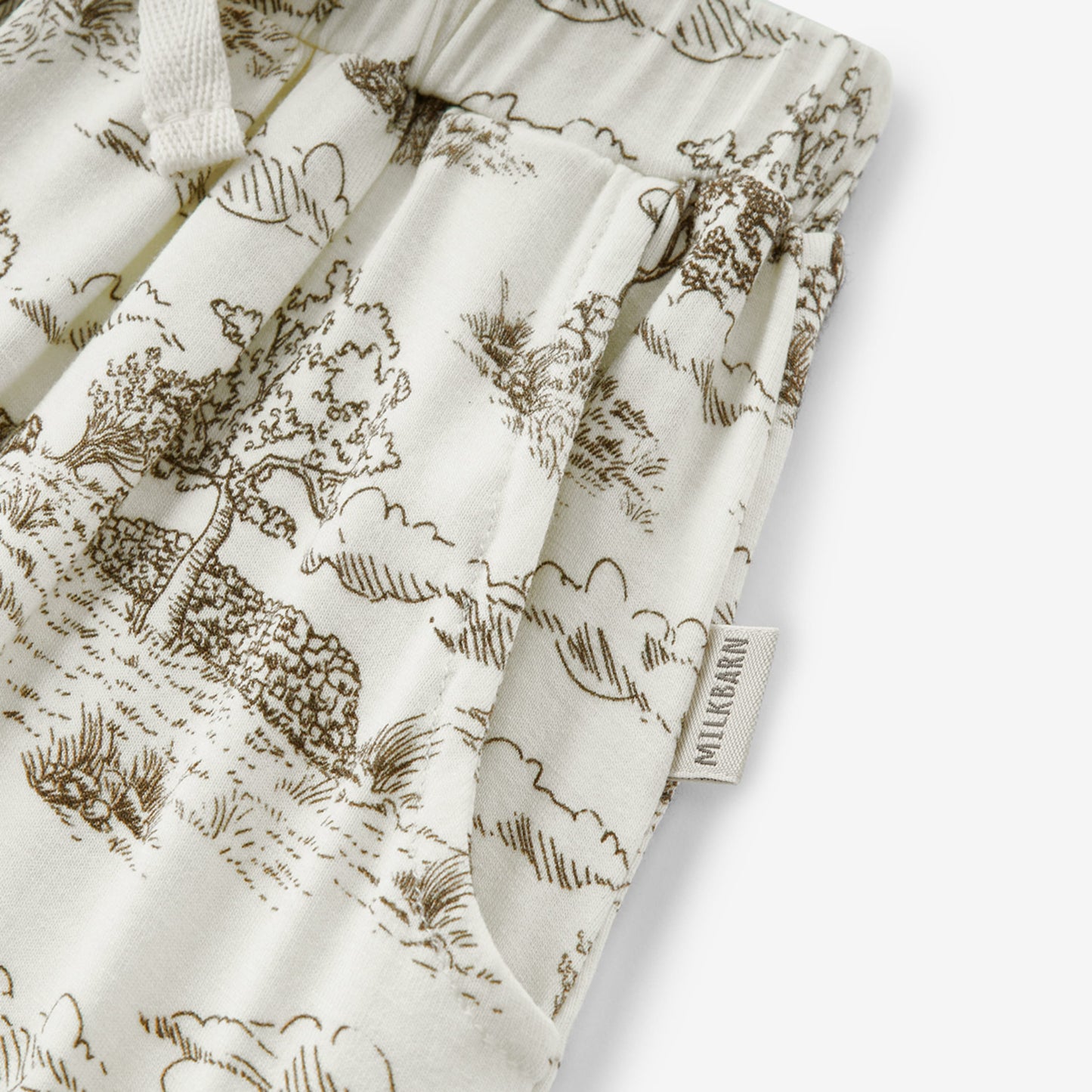 Country Toile Luxe Stretch Jogger Pants