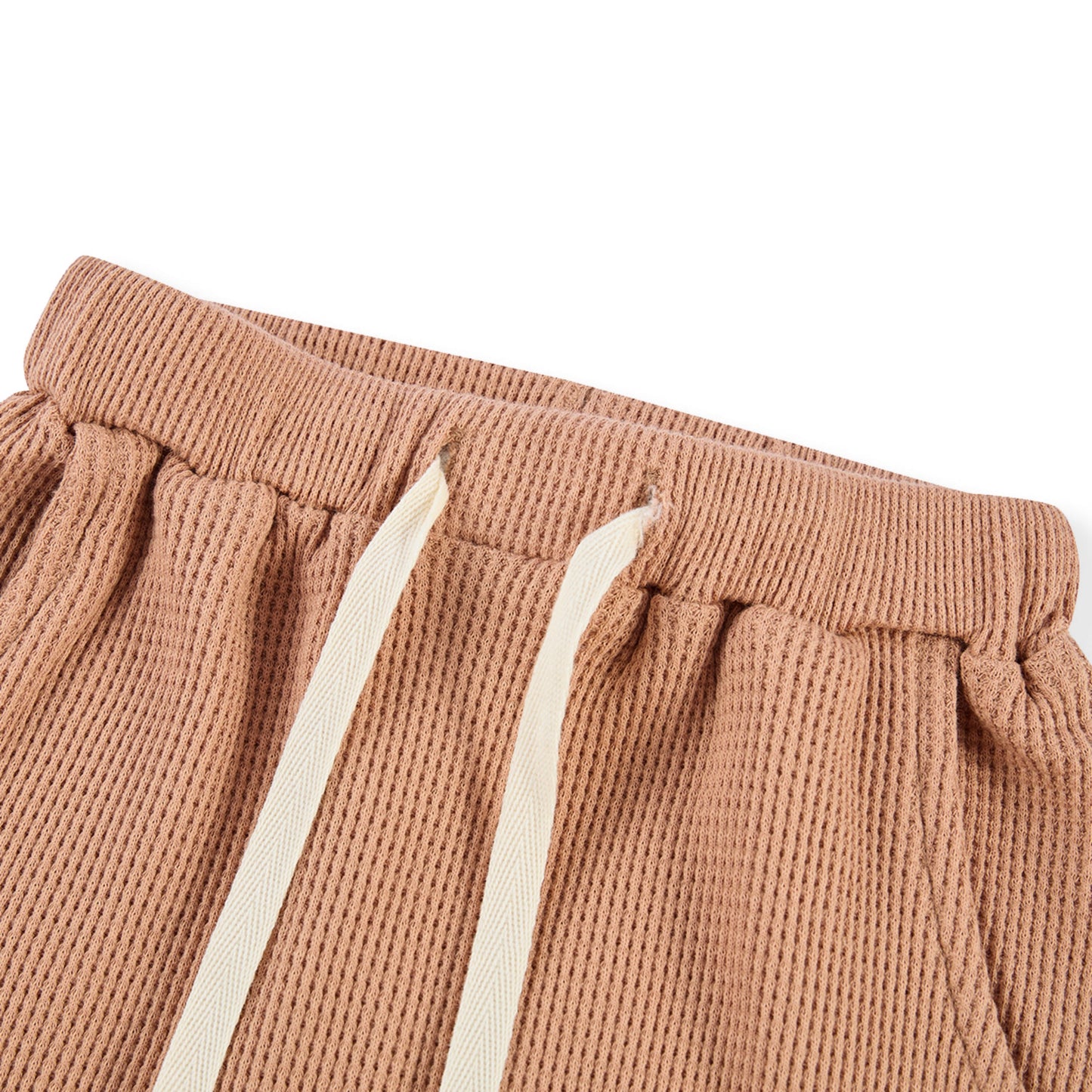 Tawny Rose Waffle Jogger Pants