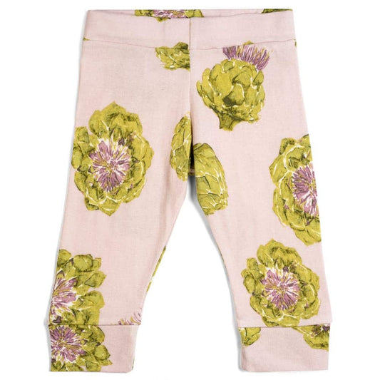 Milkbarn Legging in Organic Artichoke print