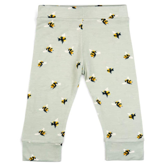 Bumblebee Bamboo Legging by Milkbarn Kids