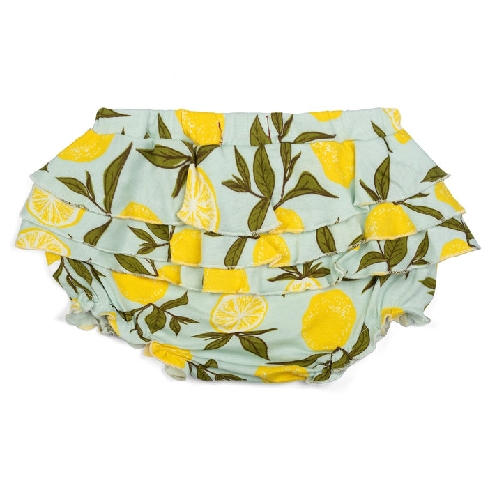 Lemon Organic Cotton Ruffle Bloomer – MILKBARN