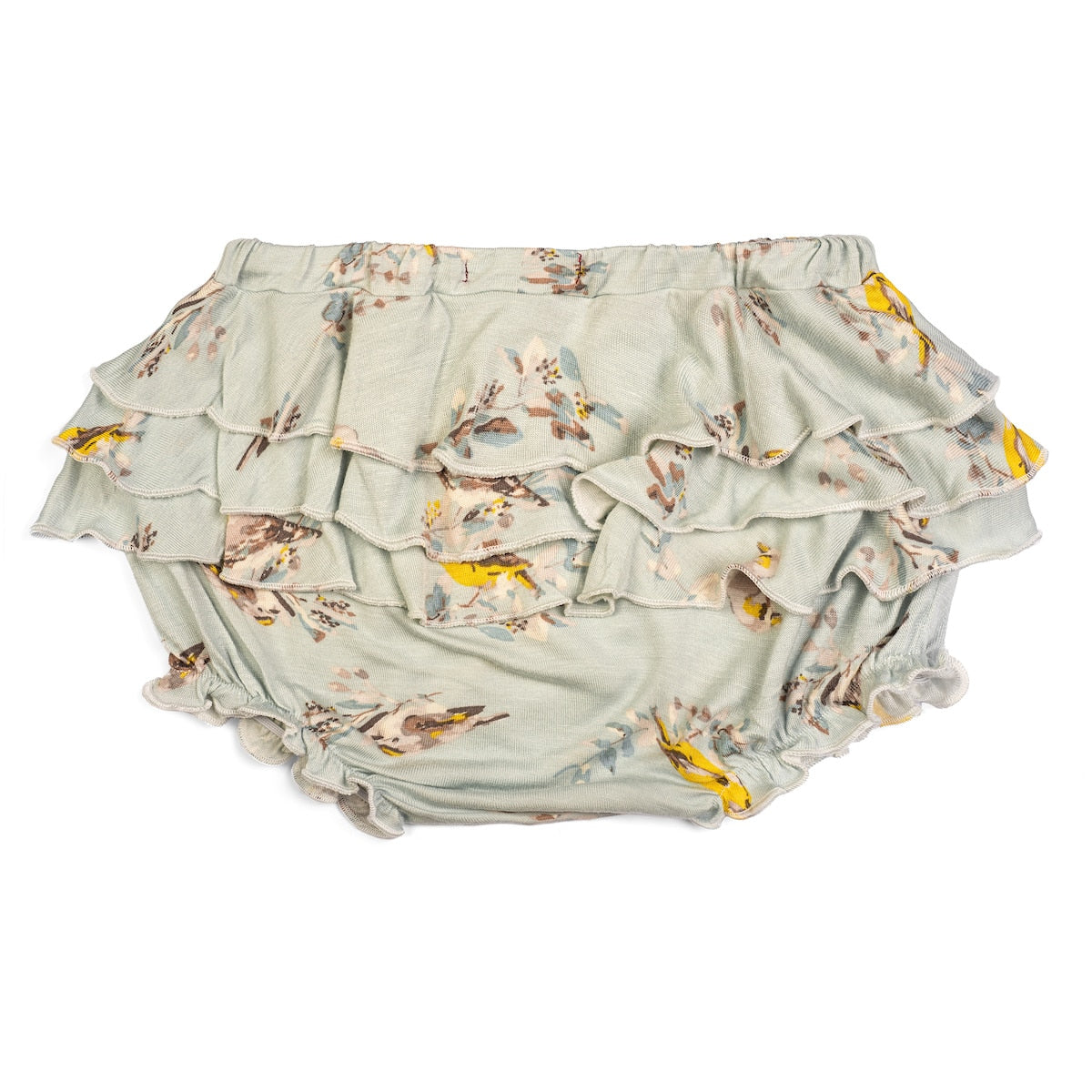 Bird Chest Ruffles Blue Bird Bamboo Ruffle Bloomer – MILKBARN