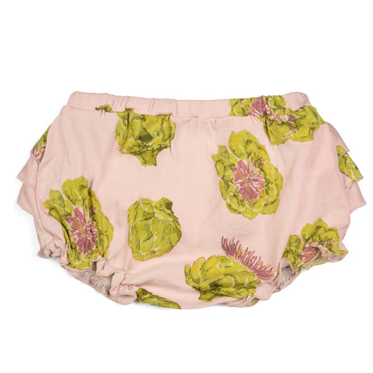 Artichoke Organic Ruffle Bloomer Front