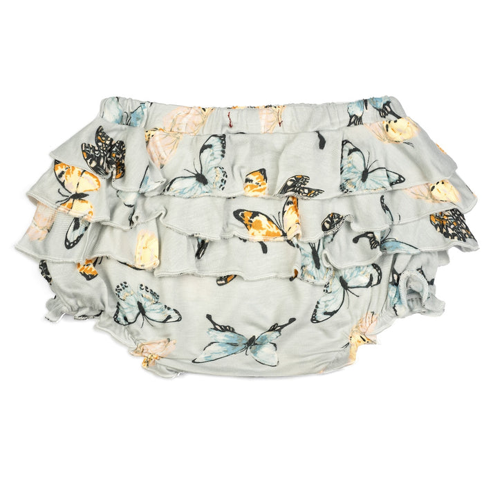 Bamboo Ruffle Bib Butterfly Bamboo Ruffle Bloomer – MILKBARN