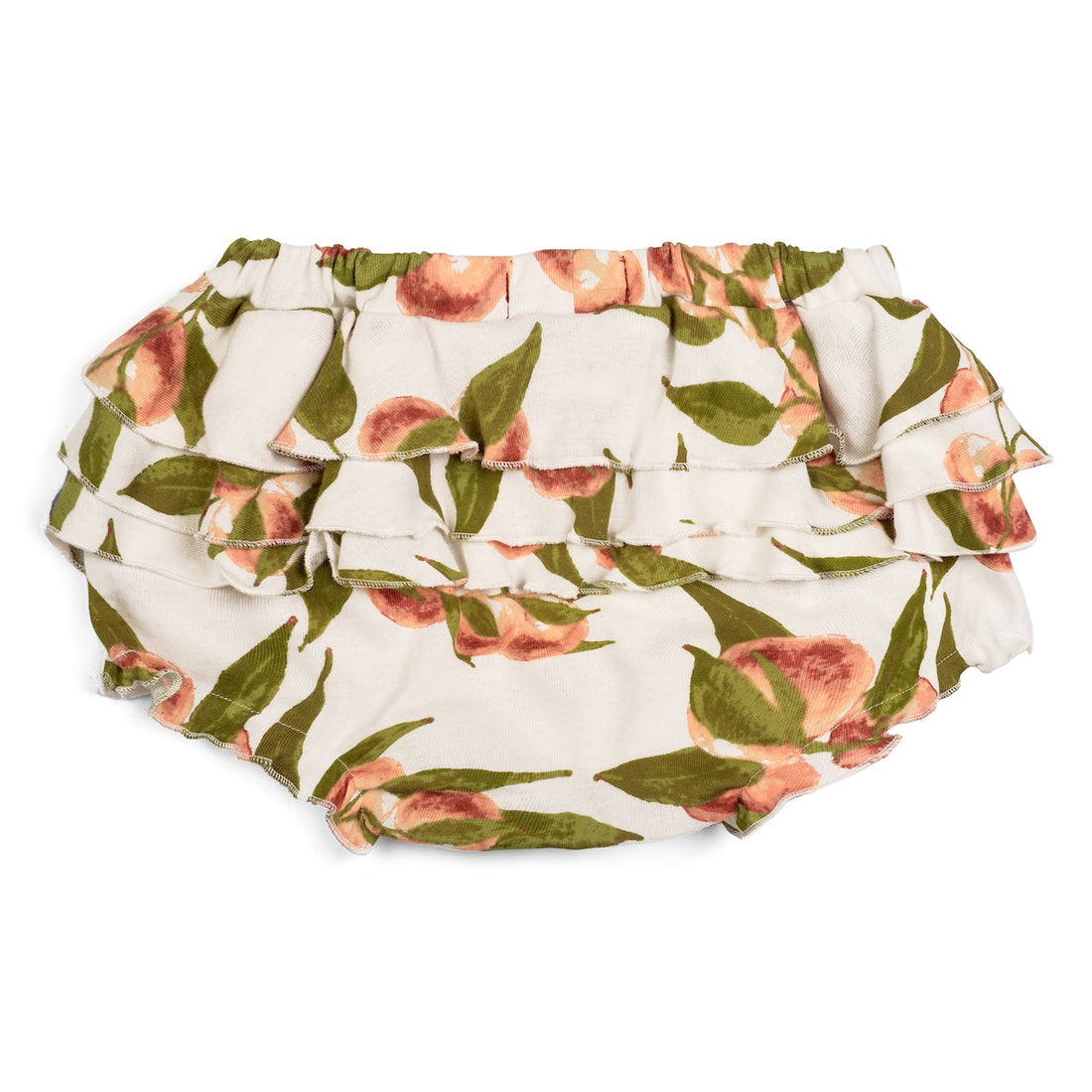 Peaches Organic Cotton Ruffle Bloomer – MILKBARN