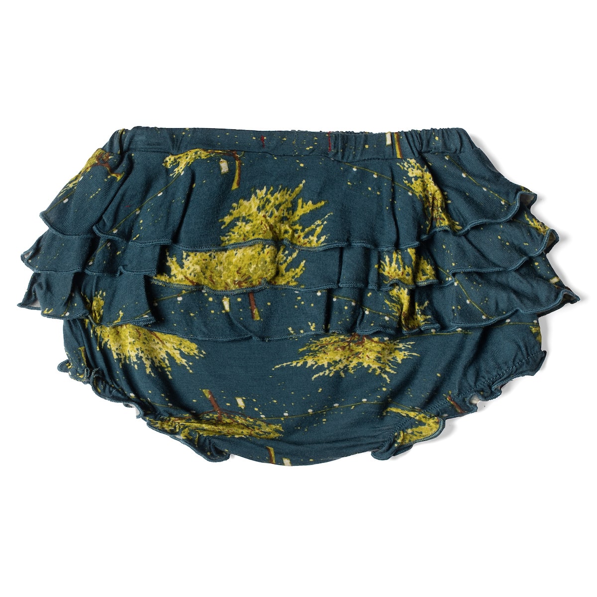 Bamboo Ruffle Bib Firefly Bamboo Ruffle Bloomer – MILKBARN