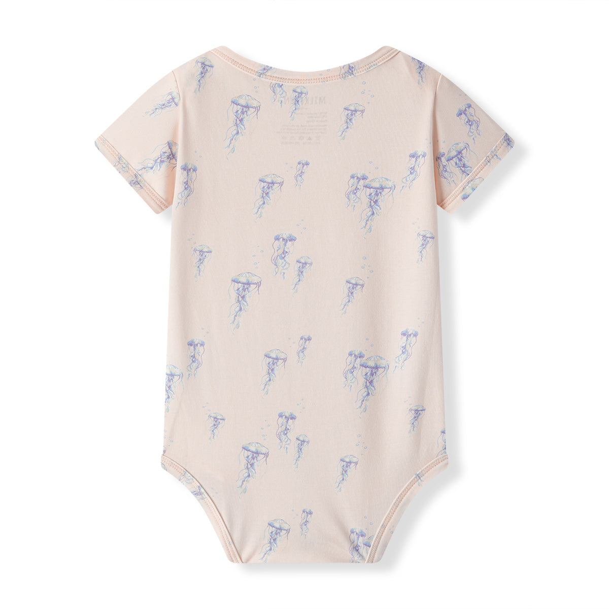 sunset jellyfish cotton stretch short sleeve one piece