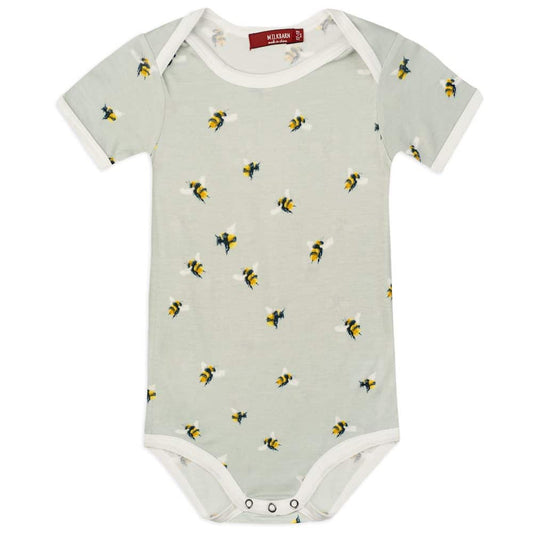 Bumblebee Bamboo One Piece by Milkbarn Kids