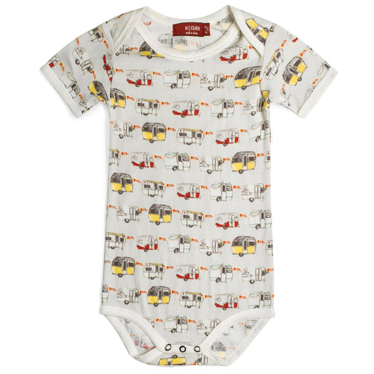 Vintage Trailers Organic Short Sleeve One Piece