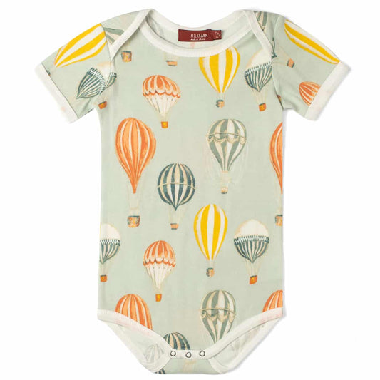 Vintage Balloons Organic Short Sleeve One Piece