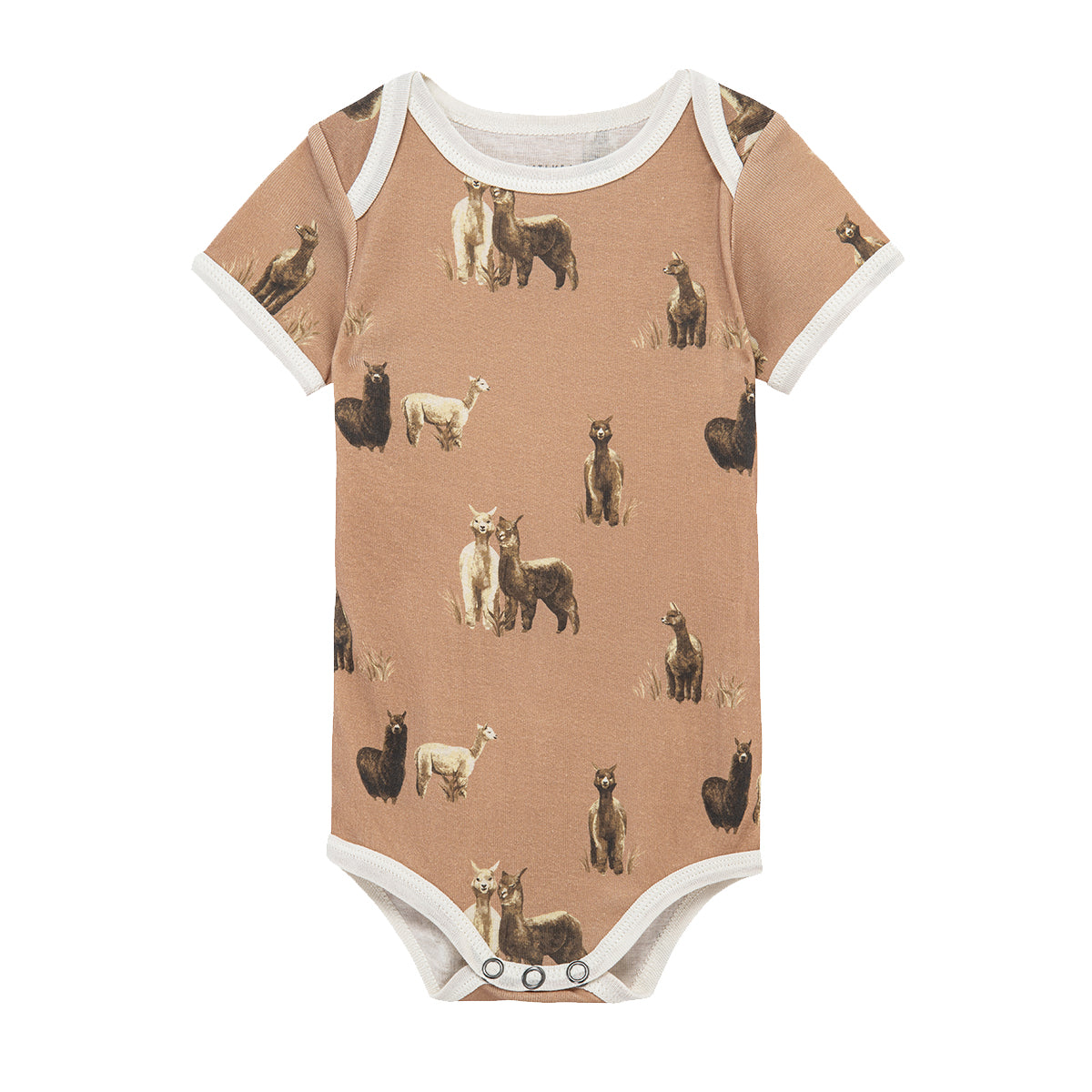 Alpaca Organic Cotton Short Sleeve One Piece