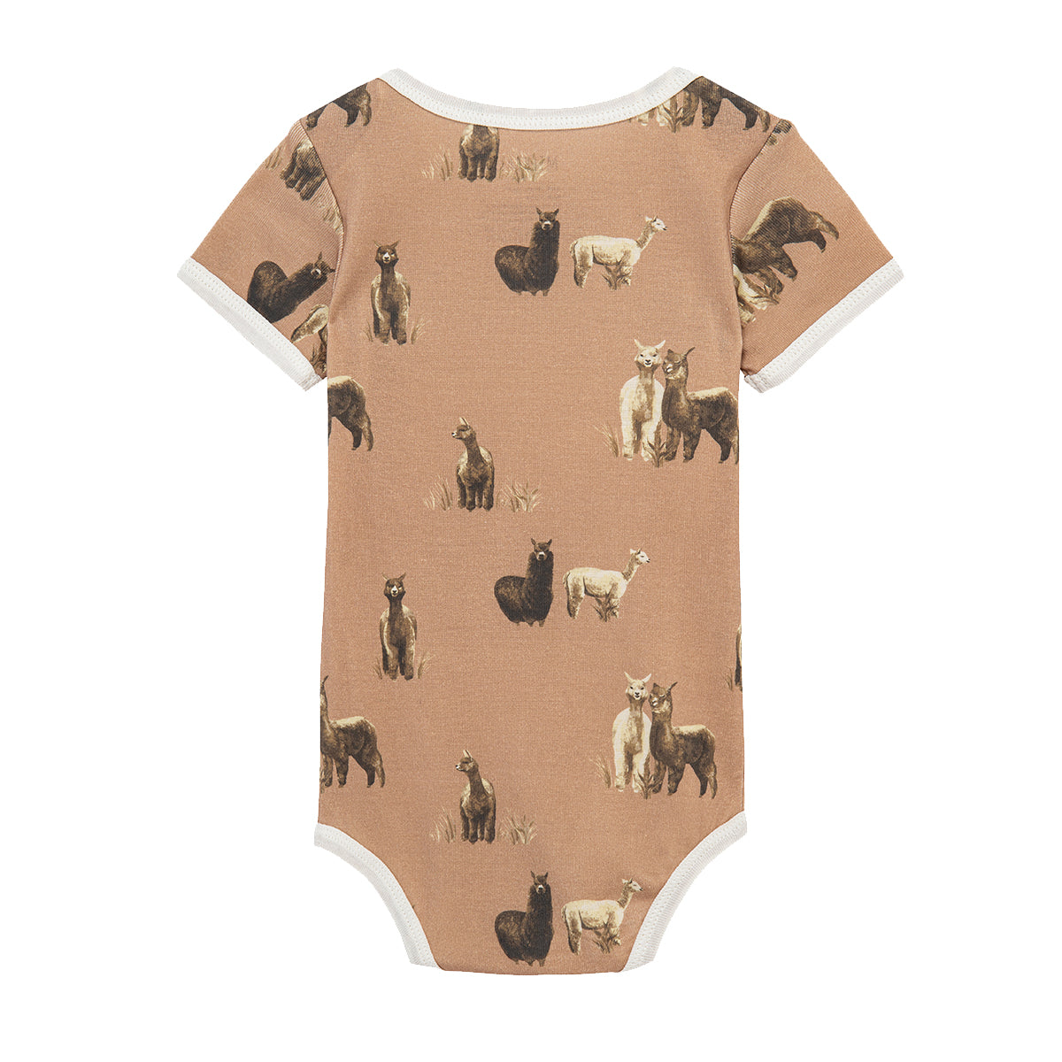 Alpaca Organic Cotton Short Sleeve One Piece