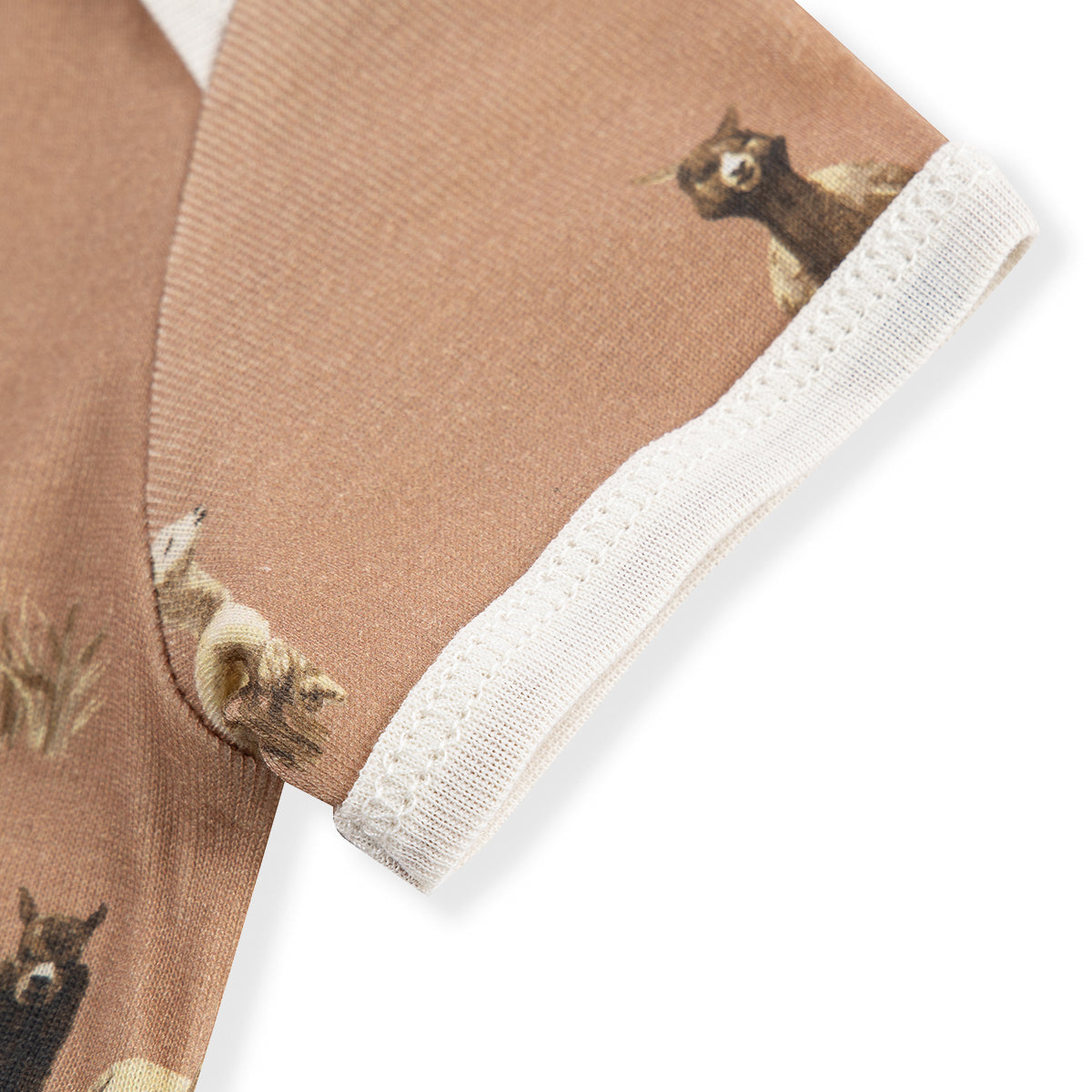 Alpaca Organic Cotton Short Sleeve One Piece