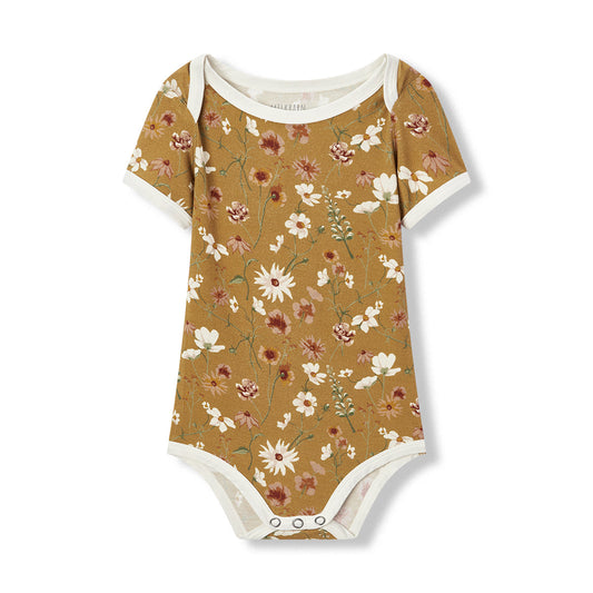 Wildflower Luxe Stretch Short Sleeve One Piece