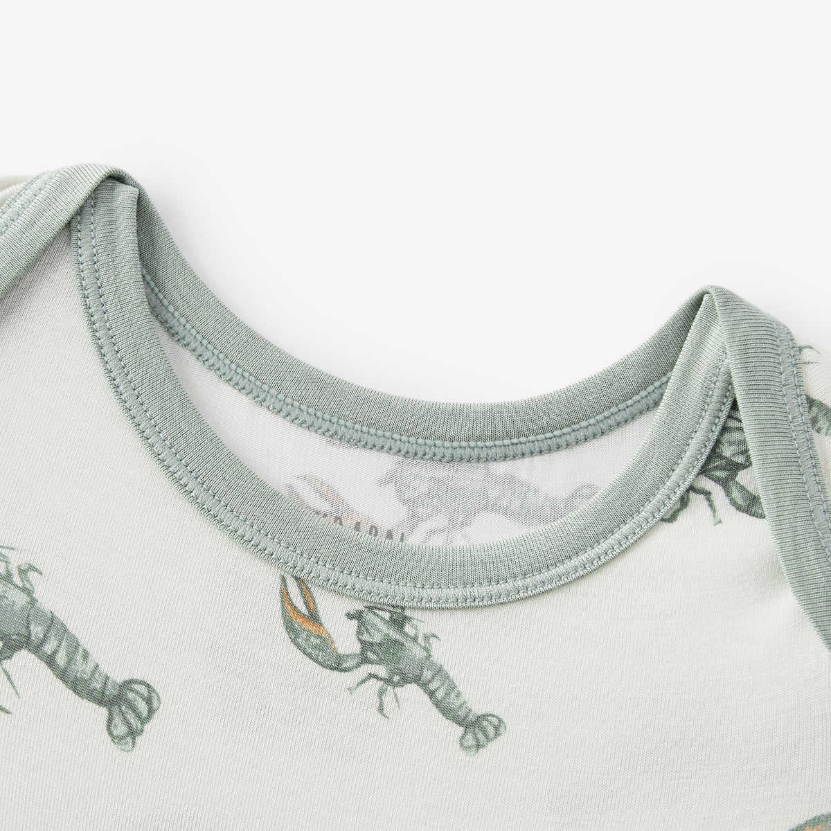 Mint Lobster Luxe Stretch Short Sleeve One Piece