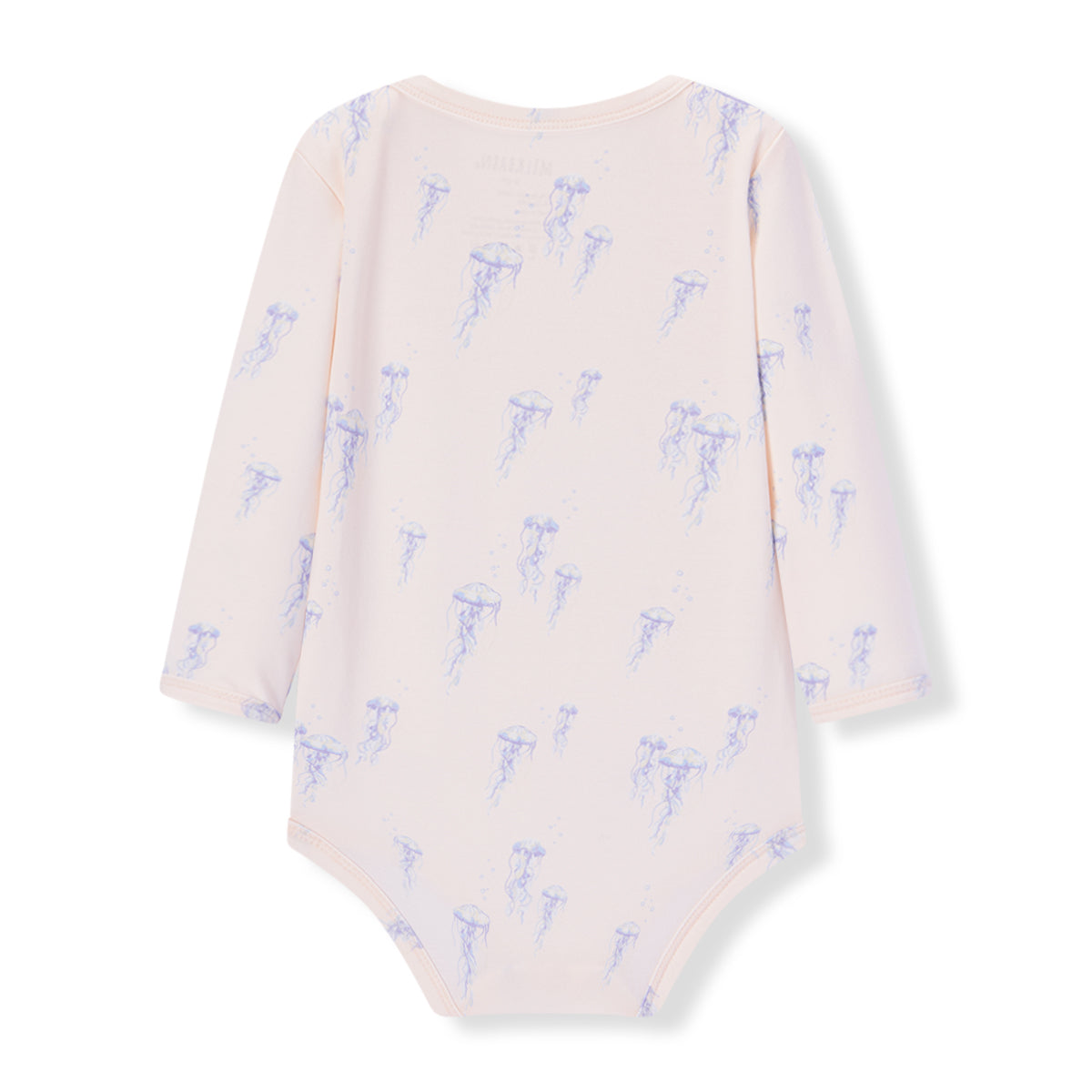 sunset jellyfish cotton stretch long sleeve one piece 1