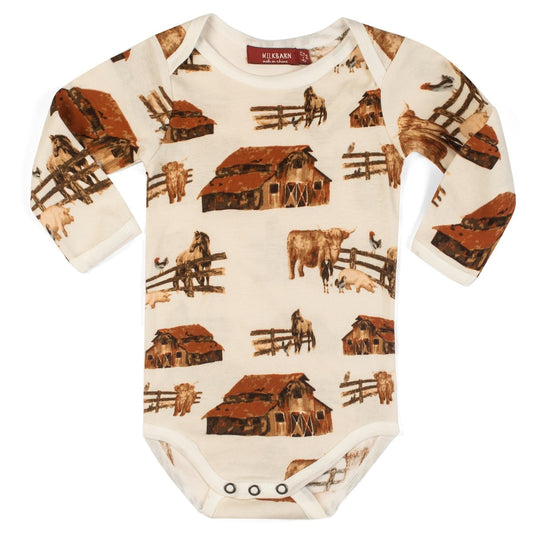 Homestead Organic Long Sleeve One Piece by Milkbarn