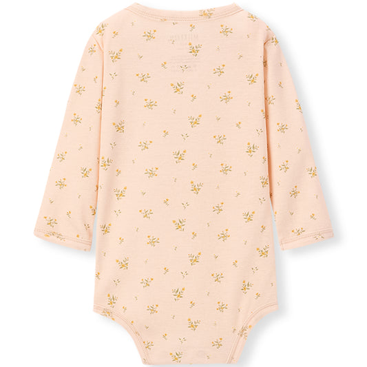 Organic Cotton Long Sleeve One Piece Dainty Floral