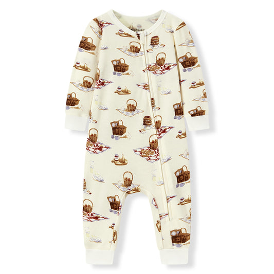 Picnic Organic Cotton Zipper Pajama