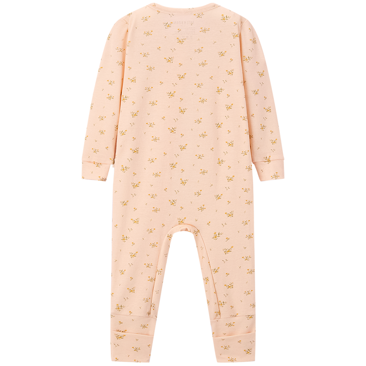 Organic Cotton Convertible Footed Romper Dainty Floral