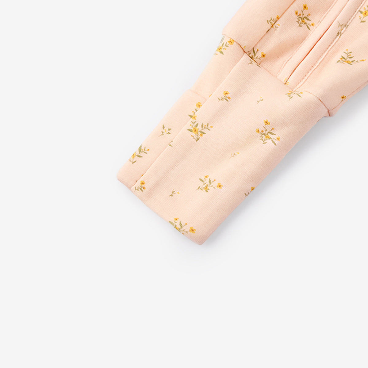 Organic Cotton Convertible Footed Romper Dainty Floral