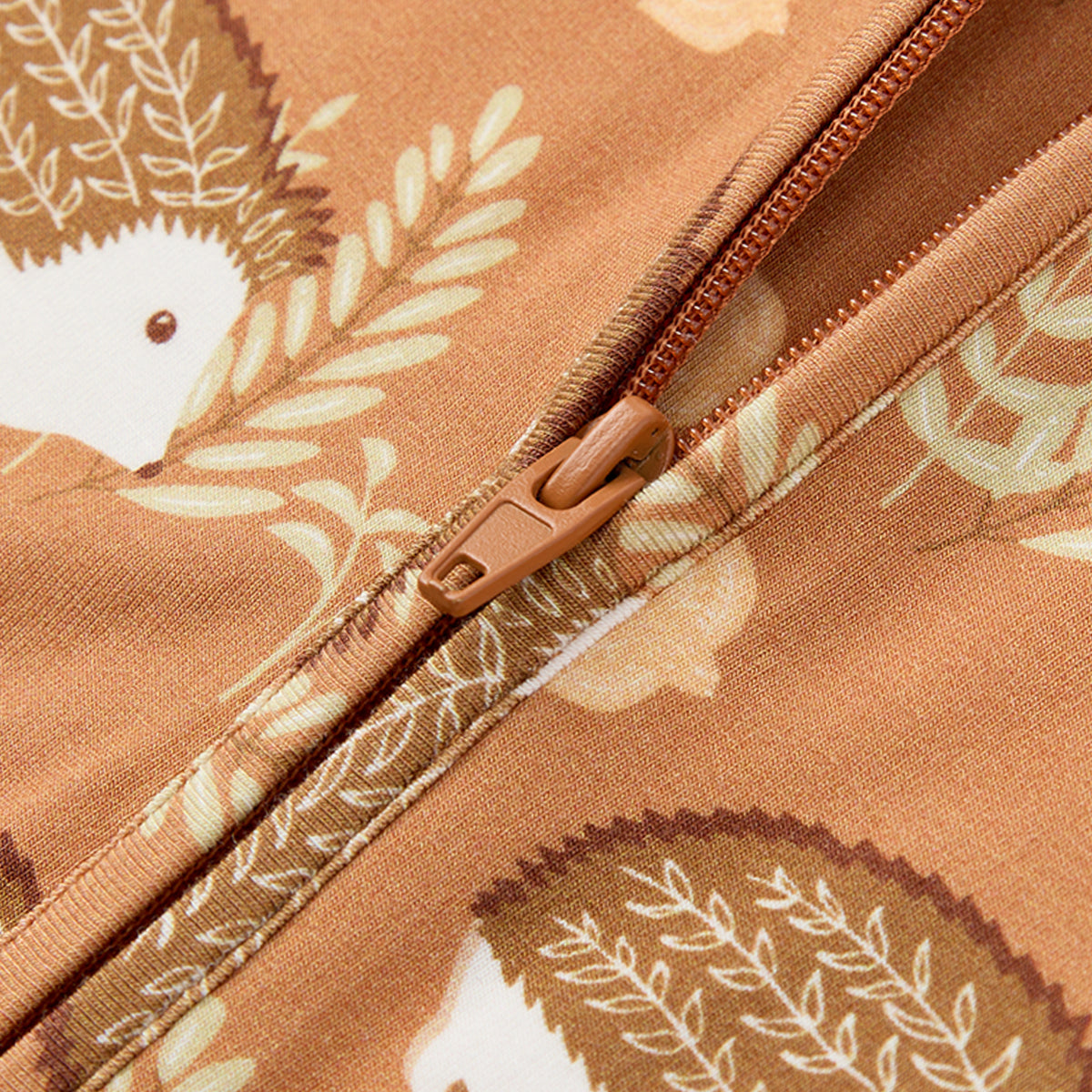 Luxe Stretch Convertible Footed Romper Hedgehog