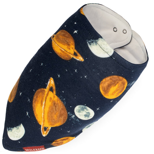 Planets Bamboo Kerchief Bib