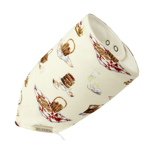 Picnic Organic Cotton Kerchief Bib